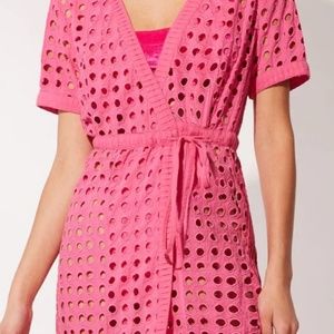 black eyelet cover-up